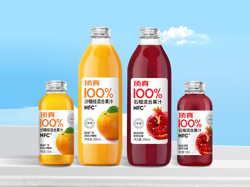 頂真推出100%混合果汁，千億級飲品市場再添生力軍